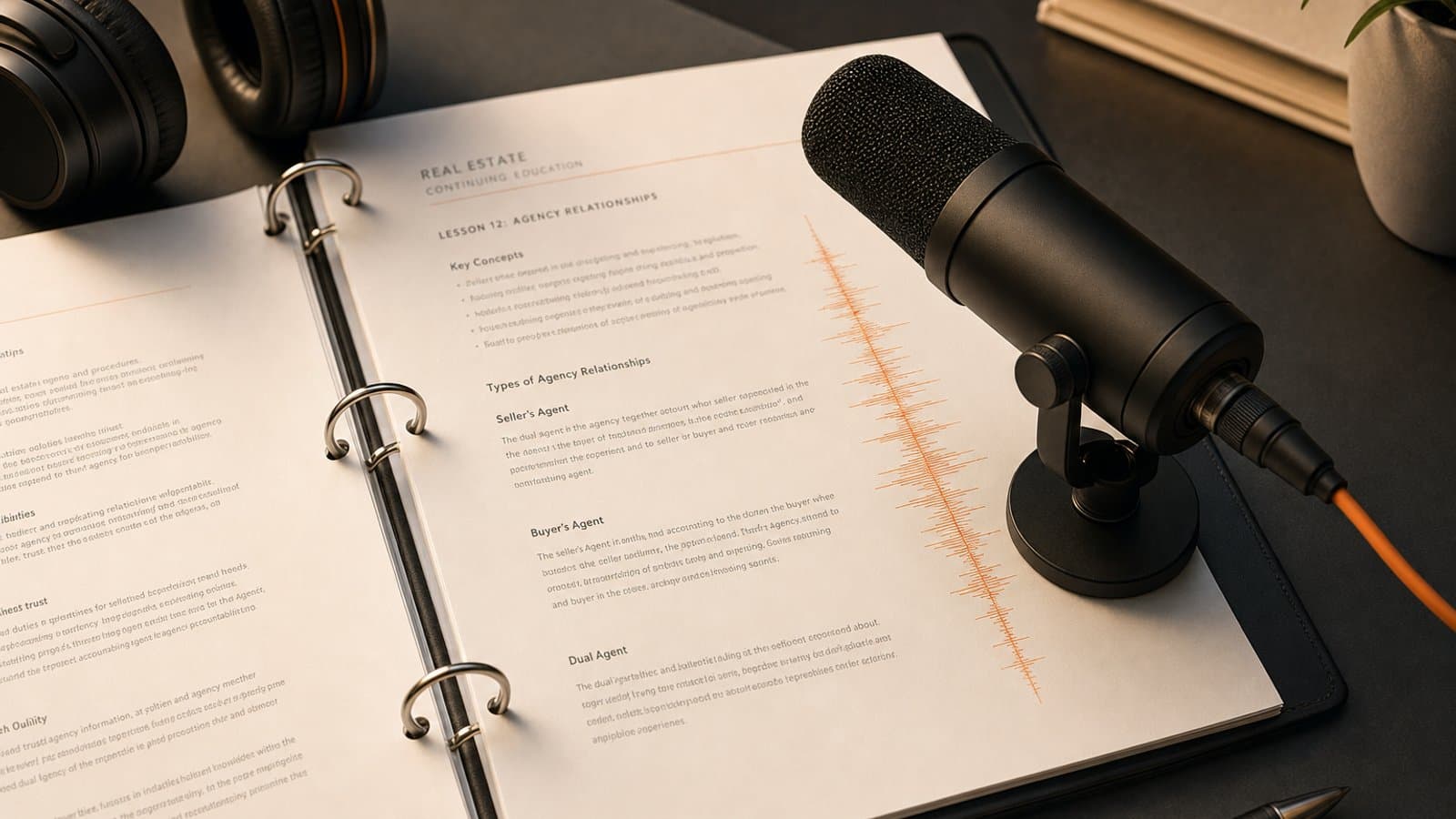 Audio narration is built into course preparation