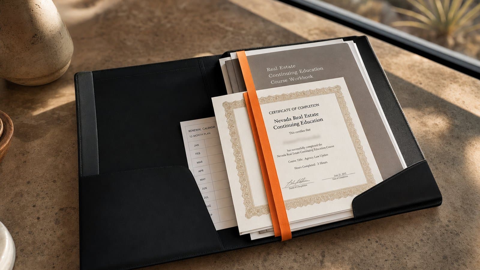 Certificates workspace gathers Nevada CE records in one place