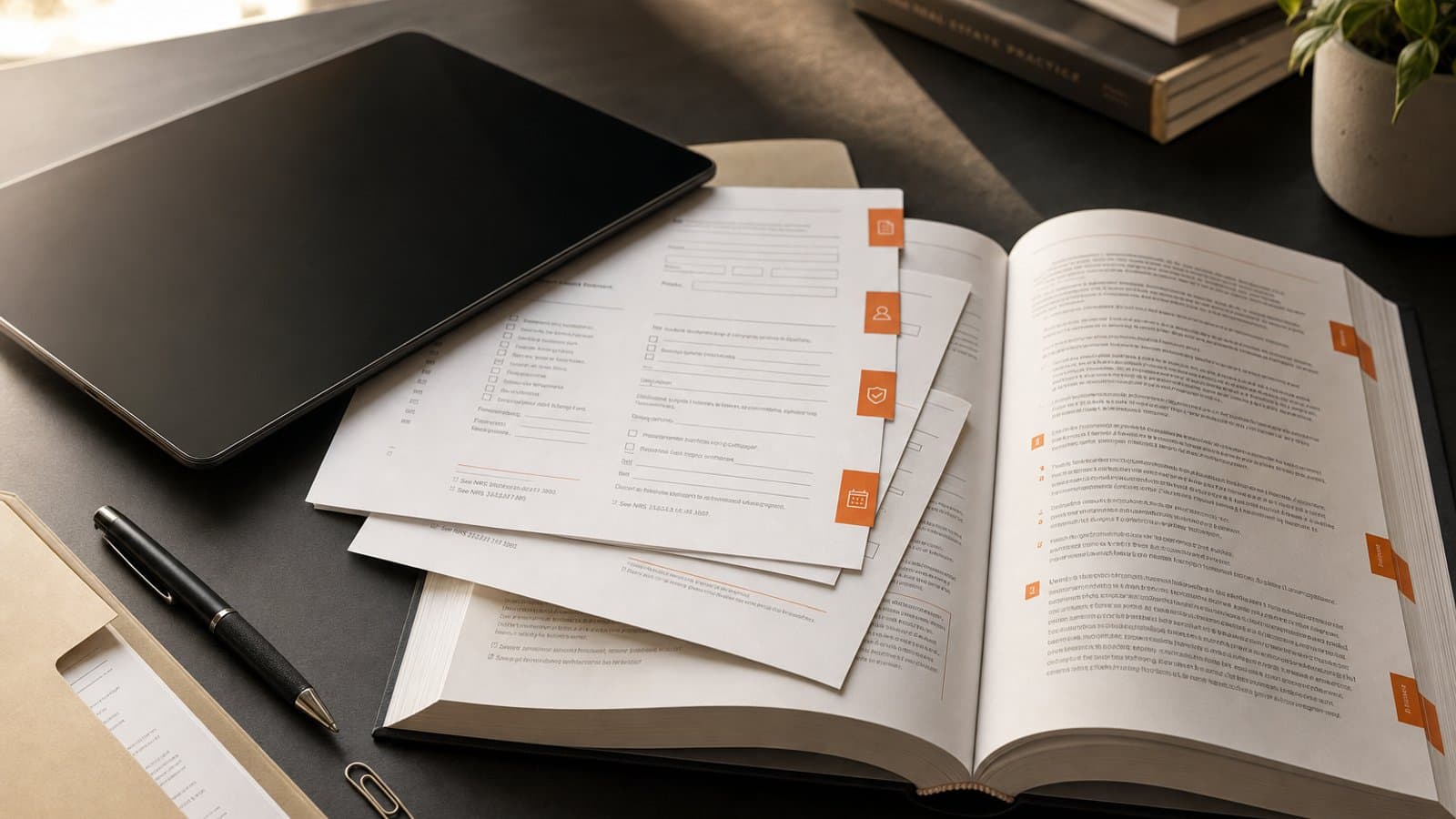 Downloadable form handouts join Nevada course lessons