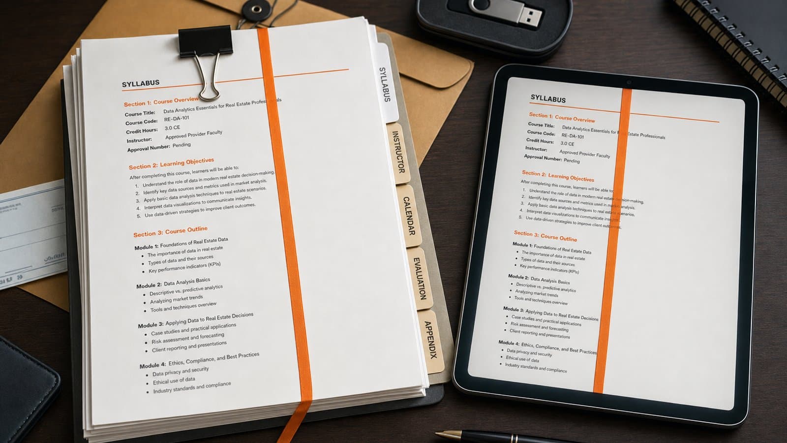 Nevada CE approval support covers regulator packets and matching learner syllabi