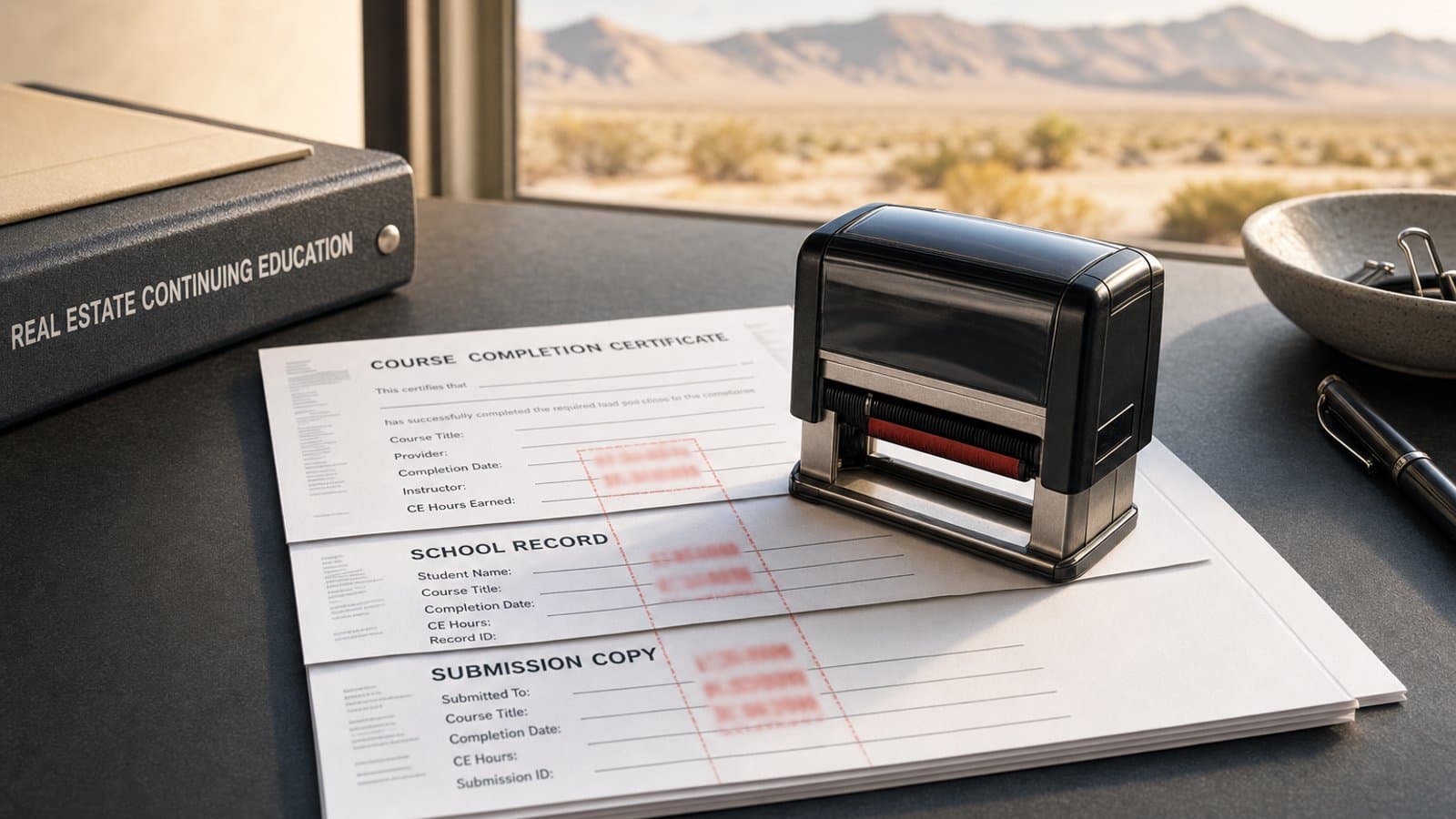 Nevada civil dates for CE completion records